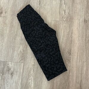 Lululemon In Movement leggings, size 2, leopard print